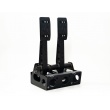 OBP Pro Race V2 Floor Mounted Cockpit Fit 2 Pedal System (Break and Clutch) Silver 