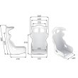 OMP HTE-R 400 fibreglass seat