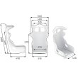OMP HTE-R fibreglass seat