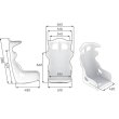 OMP RS-PT2 fibreglass seat