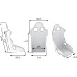 OMP TRS-E XL steel frame seat