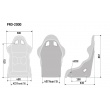 Sparco Pro 2000 QRT fibreglass seat