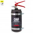 OMP Hand Held Extinguisher Black Collection 2,4LT