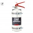 OMP Hand Held Extinguisher White Collection 2,4LT