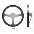 Sparco L575 Nero steering wheel