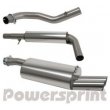 Powersprint Muffler Set: Volkswagen Golf 4 (TUV)