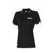 Sparco female zipped polo t-shirt