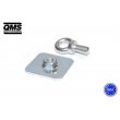 Belt fastening - set (plate + screw) QMS