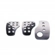 OMP Racing Pedals Set Silver