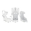 OMP HRC-R fibreglass seat