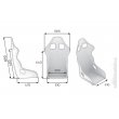 OMP TRS-E steel frame seat (NO FIA)