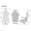 Sparco Pro 2000 QRT fibreglass seat GAMING (NO FIA)