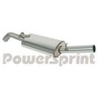 Powersprint Rear Muffler: Volkswagen Golf 2 GTI/16V