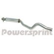 Powersprint Stainless Steel Middle Muffler: Opel Kadett E
