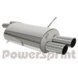 Powersprint Tuning Rear Muffler: BMW E46 320/323/325/328/330i (SA2)