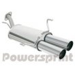 Powersprint Tuning Rear Muffler: Opel Astra G 1.7/2.0 Combi (SA2)