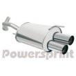 Powersprint Tuning Rear Muffler: Volkswagen Polo 6N 1.4 16V (SA2)