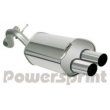 Powersprint Tuning Rear Muffler: Volkswagen Golf 4 1.9 TDI (SA2)