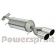 Powersprint Tuning Rear Muffler: Audi A4 (SA3)