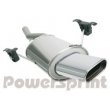 Powersprint Tuning Rear Muffler: BMW E46 318/320