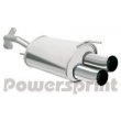 Powersprint Tuning Rear Muffler: Volkswagen Polo 6N 1.4 16V (SA4)