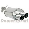 Powersprint Tuning Rear Muffler: Volkswagen Golf 4 1.4/1.6 (SA3)