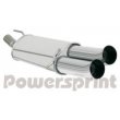 Powersprint Tuning Rear Muffler: Volkswagen Golf 3 1.6 GT/1.8 (SA4)