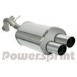 Powersprint Tuning Rear Muffler: Volkswagen Golf 4 1.8 Turbo 20V (SA3)