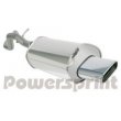 Powersprint Tuning Rear Muffler: Volkswagen Golf 4 1.8 Turbo 20V (SA6)