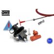 6-pole power cut-off switch - set (lever + cable + nut + sticker) QMS