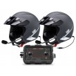 Set: 2X OMP Star-J Helmets (ECE 22.06) + Zeronoise Valiant Intercom