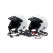 Set: OMP Star racing helmet + Terratrip Clubman headsets
