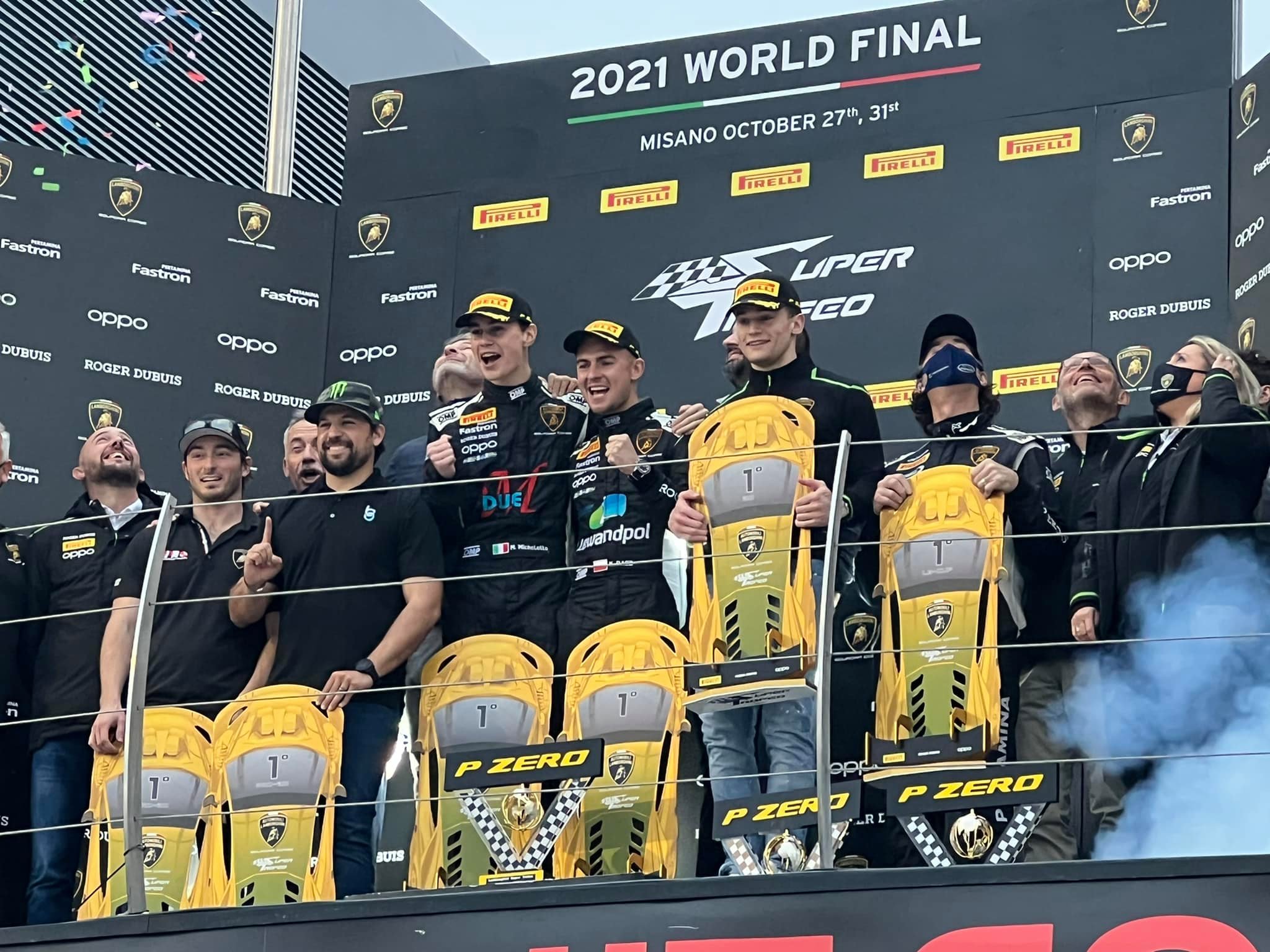 Karol Basz Mistrza Świata Lamborghini Super Trofeo 2021