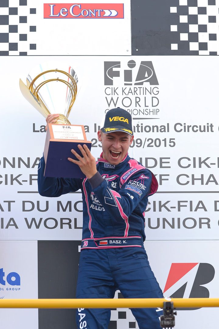Karol Basz kartingowym mistrzem świata