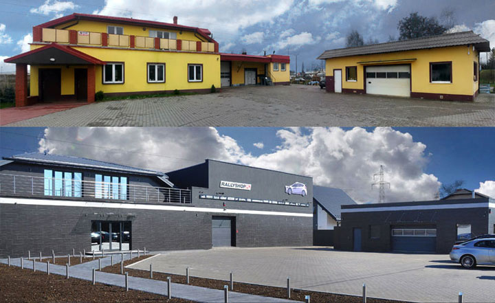 Rozpoczęcie budowy salonu Rallyshop.pl
